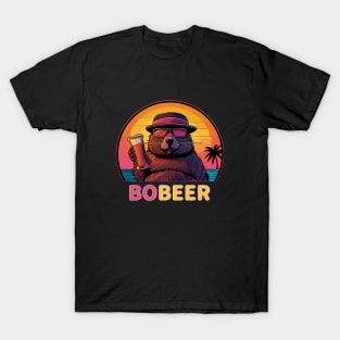 Funny Bóbr Bober Kurwa Bobeer Beer Internet Meme T-Shirt